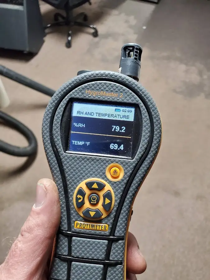 Moisture meter humidity assessment for Fire & Smoke Damage Restoration in Kingsford